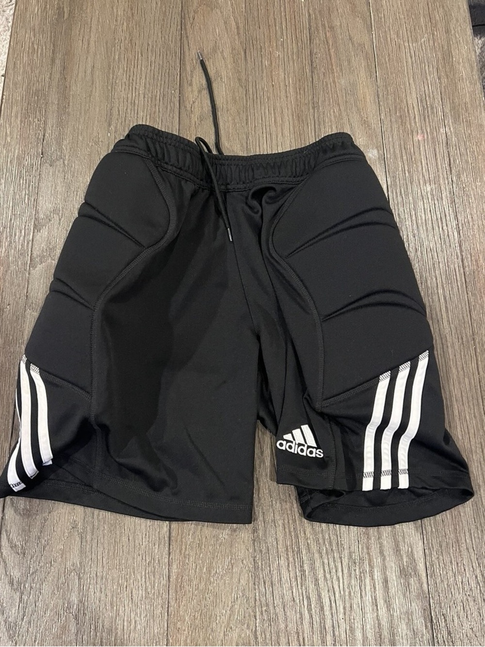 Adidas ~ Mens ~ Goalkeeper Shorts ~ Soccer ~Athletic Tierro Padded ~ Black